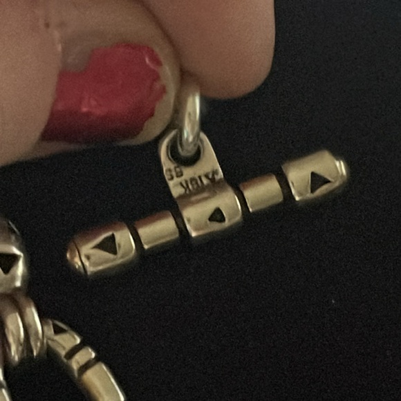 Rare JOHN ATENCIO Sterling 18K Yellow Gold ELEMENTS Link Bracelet,7.5in, Toggle - Picture 4 of 8